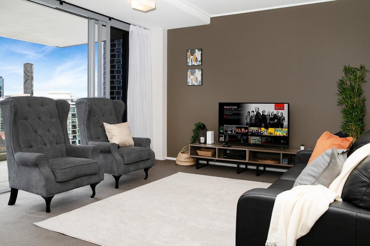 Amazing River View - 3 Bedroom Apartment - Brisbane Cbd - Netflix - Fast Wifi - Carpark Eksteriør bilde
