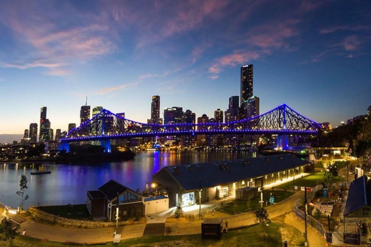 Amazing River View - 3 Bedroom Apartment - Brisbane Cbd - Netflix - Fast Wifi - Carpark Eksteriør bilde